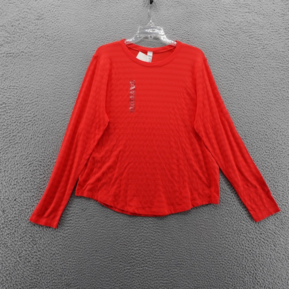 DSG Womens Movement Seamless Long Sleeve Shirt Red XL‎ Wicking NEW